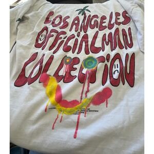 BoohooMAN Los Angeles Official Man Collection Graphic T Shirt White Size S